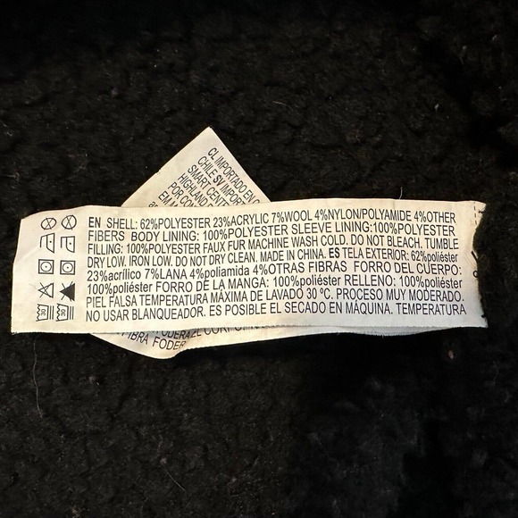 Forever21 Jacket Adult Size Small Black Plaid Wool Button Up Work Wear - Picture 3 of 10